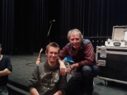 Na afloop van een zeer prettige avond in Houten, samen met Jeroen Verhoef. Houten, 9 0ktober 2014